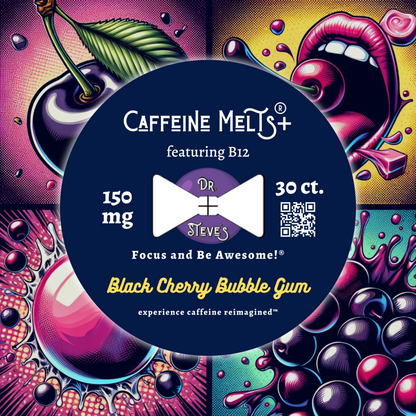 Black Cherry Bubble Gum (150mg + 20mcg Methylcobalamin B12)