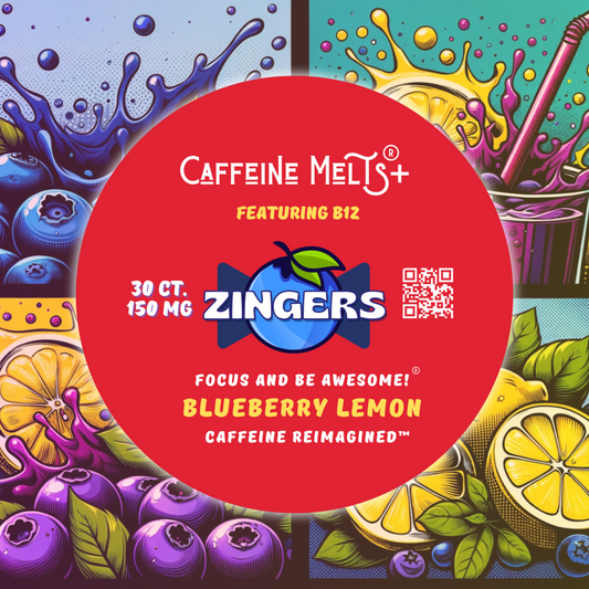 Blueberry Lemon Zingers (150mg + 20mcg Methylcobalamin B12)