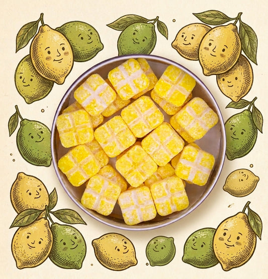Lemony Lime Caffeine Melts® PLUS (150mg + 20mcg Methylcobalamin B12) SuperTaster
