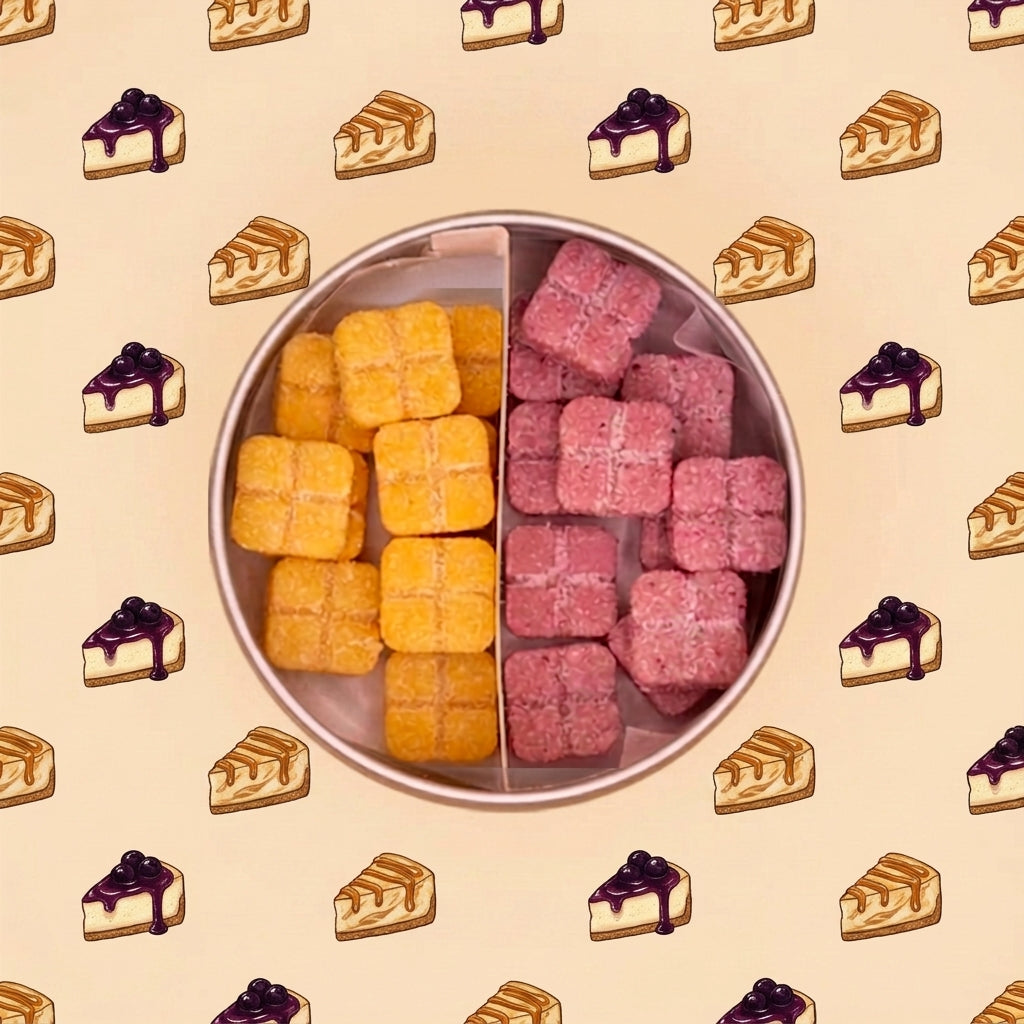 Cheesecake Classics (Black Cherry Cheesecake + Dulce de Leche Cheesecake, 60mg)