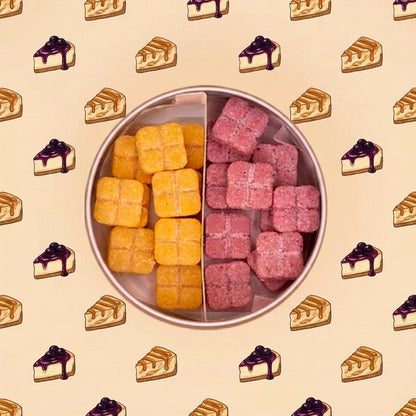 Cheesecake Classics (Black Cherry Cheesecake + Dulce de Leche Cheesecake, 60mg)