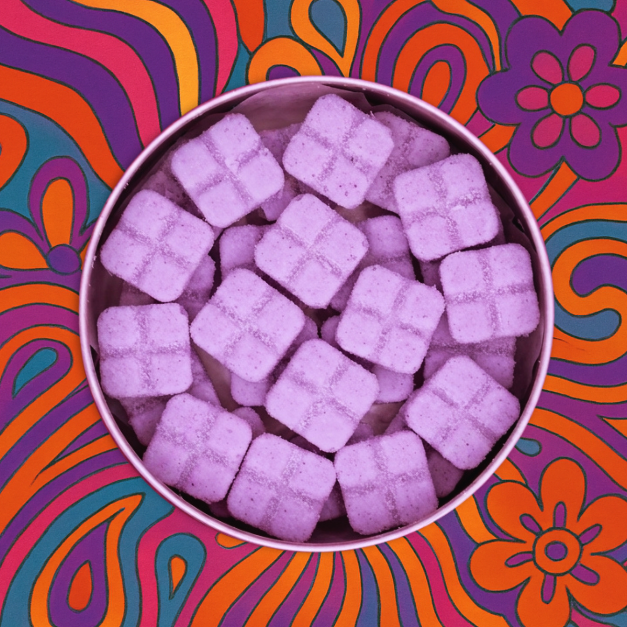 175mg Purple Haze Nootropic NeuroMelts (featuring 1.23mg B1, 1.76mg B6, 20mcg Methylcobalamin B12 & 125mg L-Theanine)
