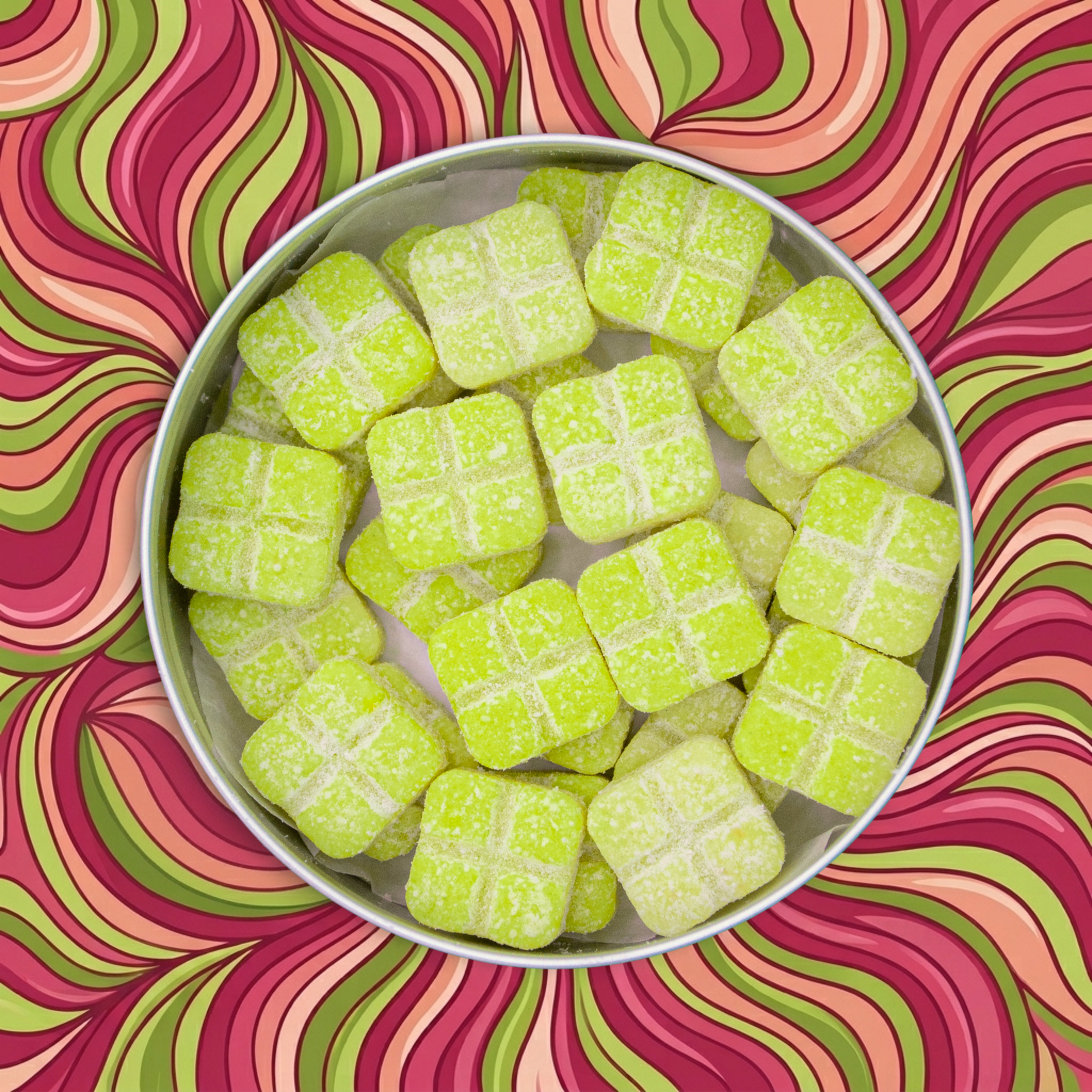 175mg Raspberry Key Lime Nootropic NeuroMelts (featuring 1.23mg B1, 1.76mg B6, 20mcg Methylcobalamin B12 & 125mg L-Theanine)