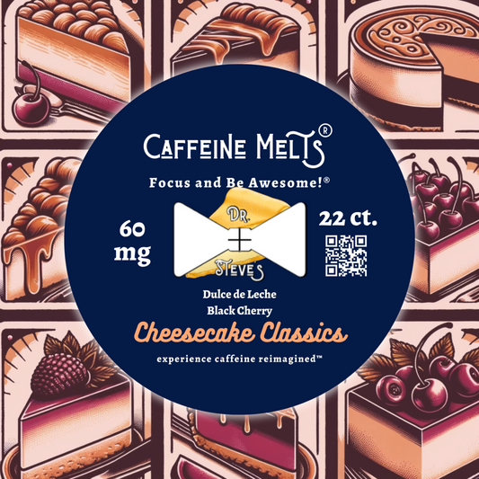 Cheesecake Classics (Black Cherry Cheesecake + Dulce de Leche Cheesecake, 60mg)